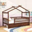 Lit en bois avec 2 tiroirs, toit et garde-corps-7425708-7425711