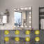 Miroir de salle de bain avec lumières Hollywood-474577811