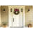 Holiday Front Door Wreath with Berries, Ornaments and Pinecones