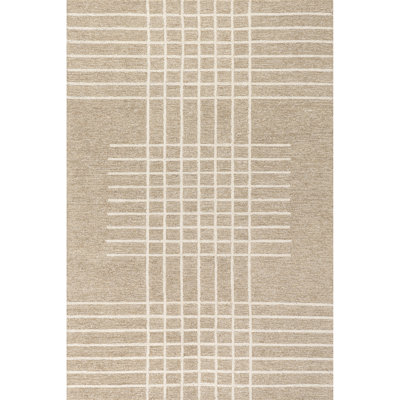 Bradlee Contemporary Checkered Area Rug