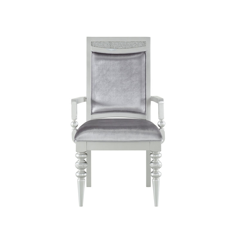 Chaise avec accoudoirs en tissu Maverick (ensemble de 2)