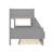 Fjolla Twin over Full 3 Drawer Standard Bunk Bed with Built-in-Desk by Harriet Bee-403169559