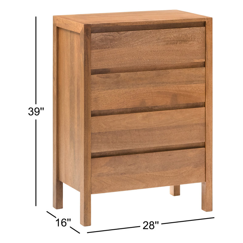 Commode et commode en bois massif Stills, Ton moyen miel