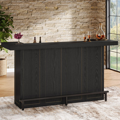 70.9 Inch 4-Tier Bar Cabinet,Home Bar
