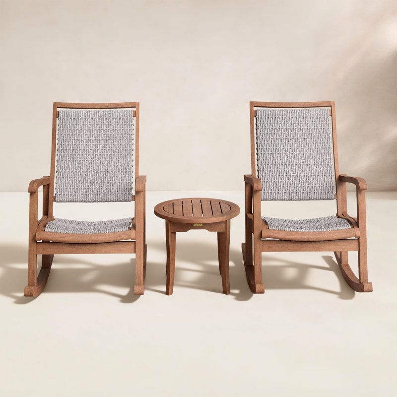 Ensemble de conversation Arnot, Bois flottant gris