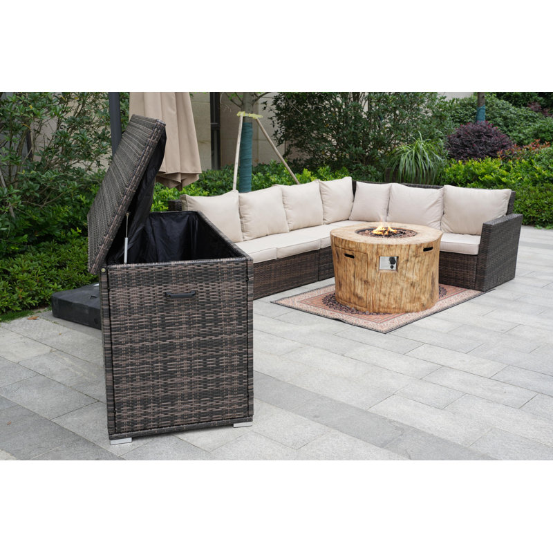 6 - Person Patio Conversation Set with Cushions