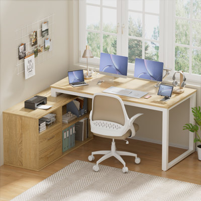 Reversible L-Shape Desk