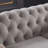 Chesterfield sofa in linen fabric-1395944014