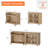 TV Stand For 75 Inch TV, 2-In-1 TV Console Table For 55/65/75 Inch TV, Entertainment Center With Glass Door-735203567