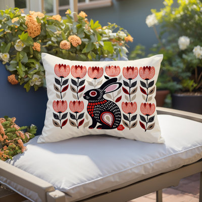 Coussin lombaire réversible intérieur / extérieur Zuko Rabbit