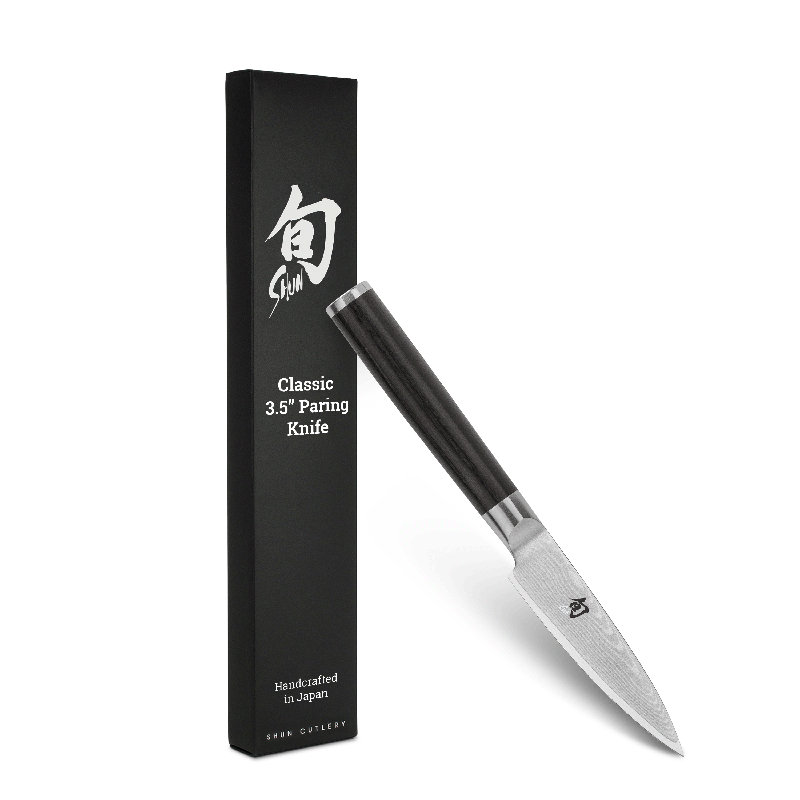 Couteau d'office droit 3,5 po Shun Classic, Droitier