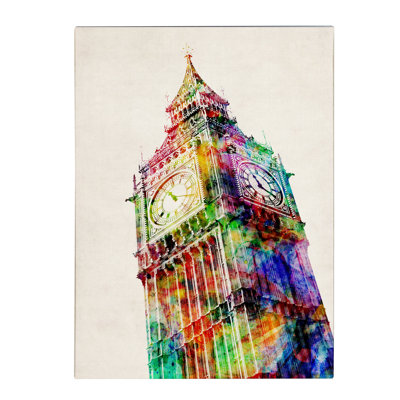 « big ben » par michael tompsett, impression sur toile tendue encadrée