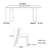 Small rectangular dining table-111632226