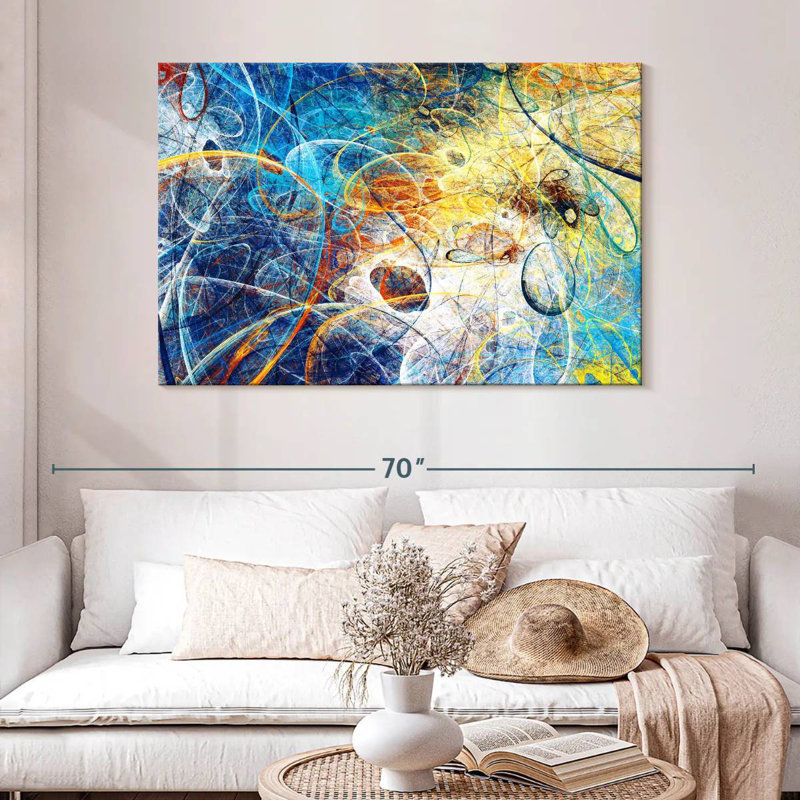 Avery Space Time Warp Abstract, 32" H x 48" W