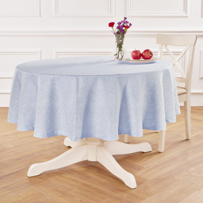 Narrow Stripe - 100% Pure Linen Tablecloth