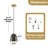 1-Light Single Bell-Shaped Pendant