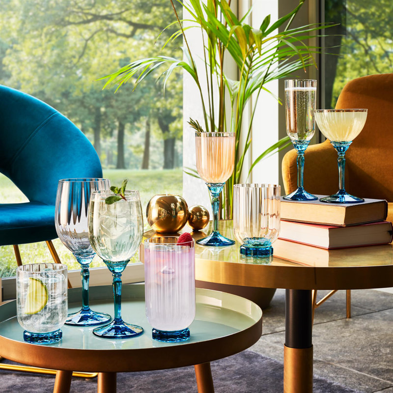 Florian White Wine Glasses, 380 oz.