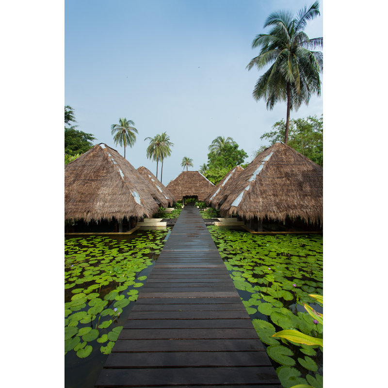 Sharry Spa Hut in Thailand 1 Piece Wrapped Canvas Wall Art, 122cm H x 81cm W x 3.8cm D