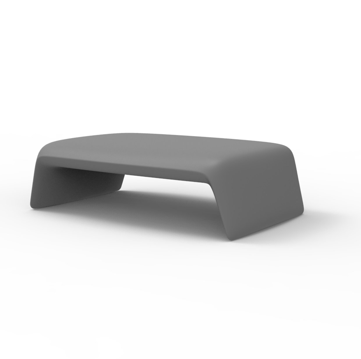 Blow 47" Patio Table, Gray
