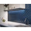Carreau de mosaïque en verre 3 po 10,25 po x 11,75 po Beehive-102455793