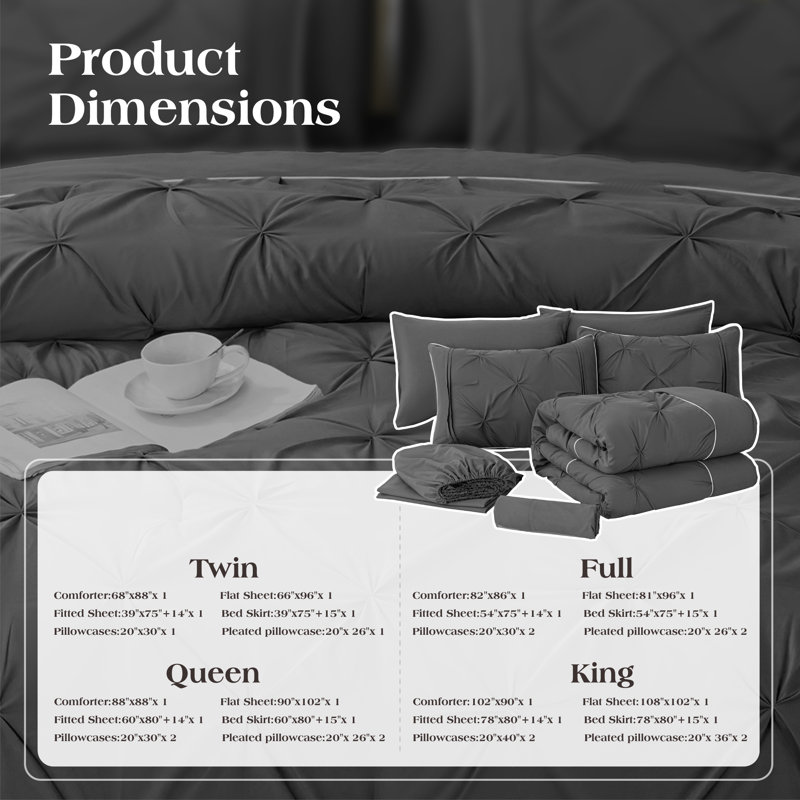 Cotton Standard Duvet Cover, Full Duvet Cover + 2 Standard Pillowcases, Dark Blue Striped