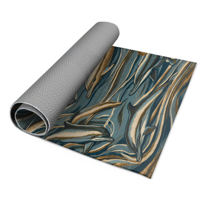 Tapis intérieur et extérieur gris Nature