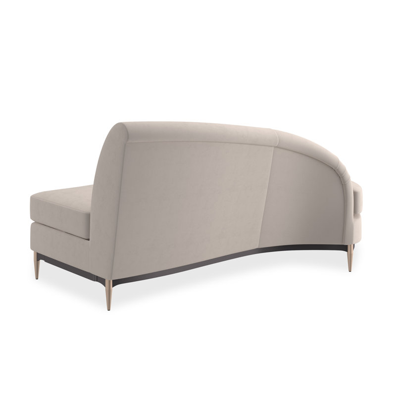 Threes Company Loveseat, Gray