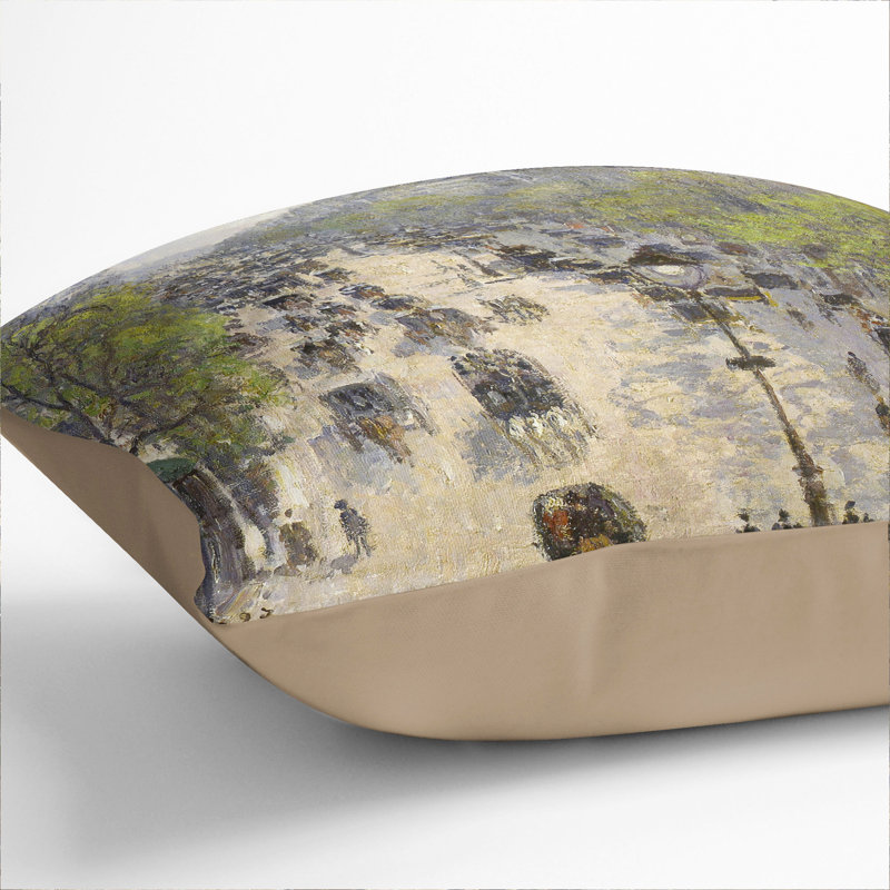 Square Cushion, 55cm H x 55cm W x 20cm D, Stone