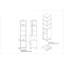 Bibliothèque standard Junpei H 72,3 "x l 15,74"-1026183141