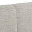 Ensemble de chambre 4 pièces Eldor - Tissu beige moderne + noyer-1201379409