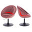 Cryal Swivel Upholstered and Velvet Adjustable Height Bar Stool