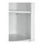 71? White Metal Wardrobe Cabinet With Drawers-1109683177