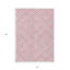 Tapis intérieur lavable à motif géométrique ivoire 5 pi x 8 pi