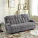 Bernardete 79.13" Wide Microsuede Upholsteried Manual Reclining Comfort Sofa