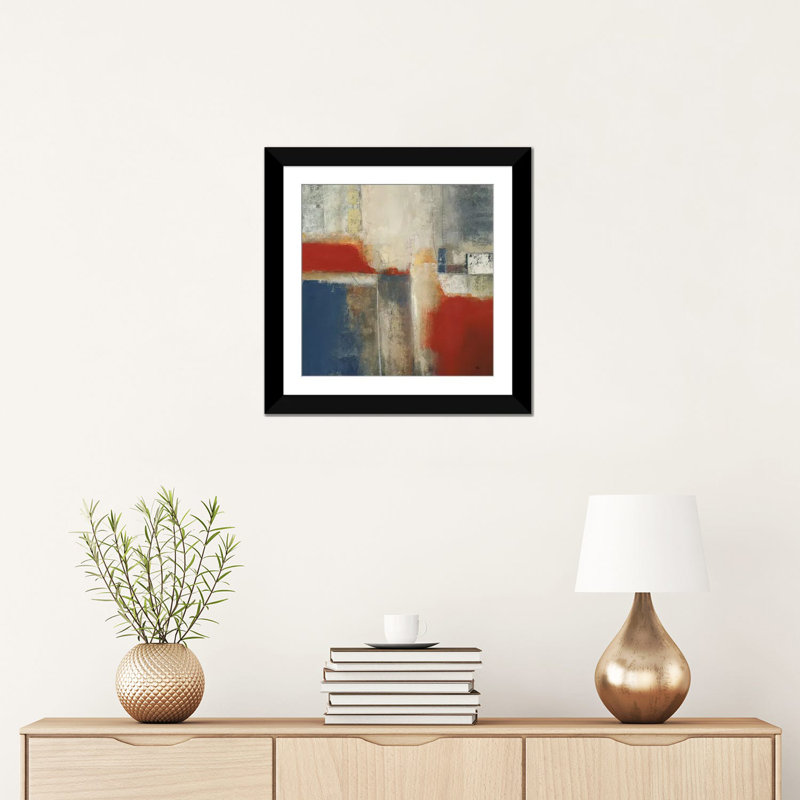 « intemporelle expression », impression sur toile, H 16 po x l 16 po x P 1 po, Papier avec cadre noir, Blanc