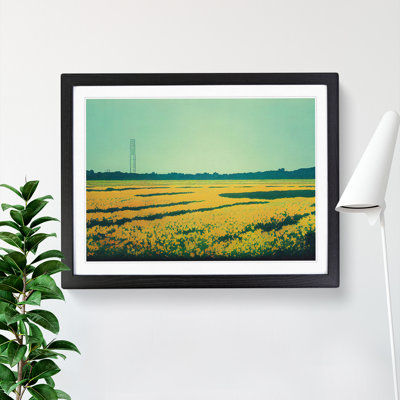 Serene Bluebell Field - Framed Print