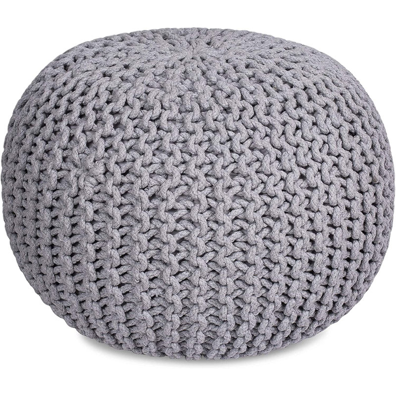 Repose-pieds repose-pieds rond 19" Rumney, Gris clair