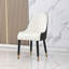 2 chaises en similicuir avec des pieds en métal, noir, style moderne pour différentes pièces, ergonomique et robuste dans un style Mid-Century confortable,-463895380