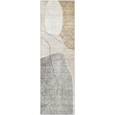 Premium Machine Washable Prisco Beige Rug