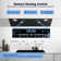 PowerFlow Series 30" 900 CFM Convertible Insert Range Hood Digital Control Panel with Baffle Filter Charcoal Filter and LED Light Stainless Steel Black