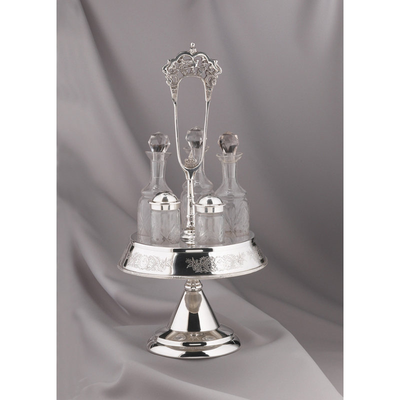Glass Condiment Set