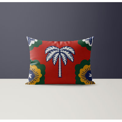 Fisal Microsuede Lumbar Throw Pillow