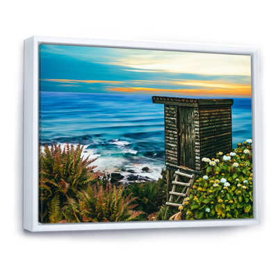 Wooden House By The Sea - reproduction sur toile