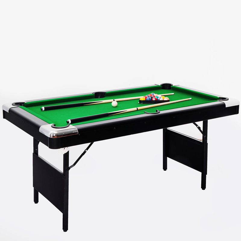 Streamdale 5.5ft Black and Green Foldable Billiard Table