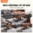 VEVOR Lift Top Coffee Table 39.4" Rectangle Coffee Table with Light & USB-101811069