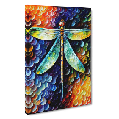 XC1022-1849X Dragonfly Portrait No.1 - Wrapped Canvas Print