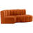 Hubertus Upholstered Curved Sectional Reversible-89266504