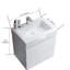 Lavabo intégré à surface solide SANS drain et robinet (sans base!)