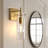 Bathroom Sconce Wall Light With Glass Shade