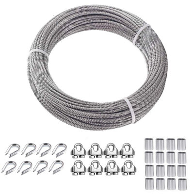  Sun Shade Sail Triangle/Rectangle Hardware Kit (Hardware Kits + Cable Wires),Outdoor Patio Garden